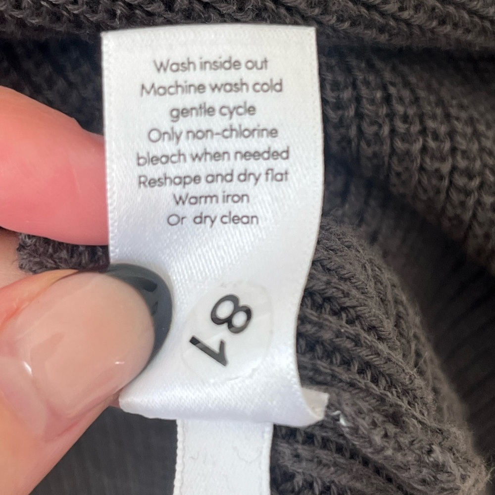Athleta Rest Day Hoodie Sweater, Dove Grey Heather XS - Picture 12 of 13